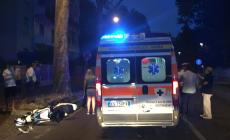 Moto contro scooter: due all'ospedale