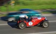 La partenza della Mille Miglia per Colorno