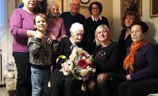 Corcagnano celebra Irma e i suoi 110 anni 