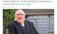 Dario Fo: in Spagna il ricordo con la foto di Camilleri 