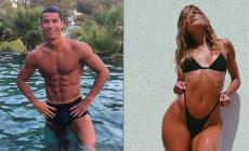 Cristiano Ronaldo con la nuova fiamma Cassandre a Miami