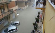 Piogge da nord a sud, a Licata le strade diventano torrenti