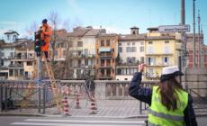 "Lavori in corso" al semaforo
