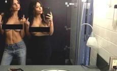 Kardashian- Ratajkowski il selfie è in topless