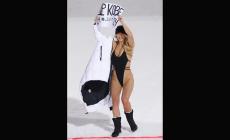 Kinsey nuda al traguardo, l'azzurro Vinatzer: 'mi fidanzo' - Video 