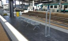 Nuove panchine in stazione