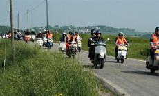 Vespisti sulle strade dell'Appennino