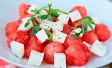 Ricetta del giorno - Insalata di feta e anguria