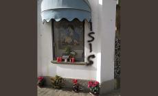 Atto vandalico ai danni della maest&agrave; della Madonna dell'Aiuto a  Felino