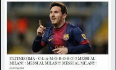 Qualcuno si supera: Messi al Milan