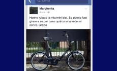 La "bici rubata" diventa social 