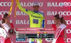 Caduta al Giro, paura Contador
