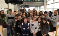 La 2° D della scuola media di Sorbolo visita la redazione 