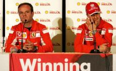Barrichello: "Mio un titolo di Schumi"