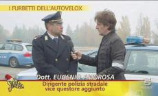 Il comandante della stradale a "Striscia" 