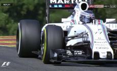 Disastro Bottas, due gomme diverse