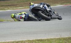 Moto impazzita, Rossi cade al Mugello