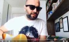 Inedito sui social:  Sangiorgi canta «Restiamo  a casa» - Video 