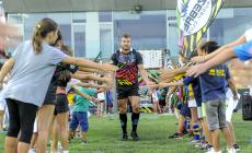 Zebre, festa coi tifosi per il "battesimo" della squadra e della seconda maglia Foto