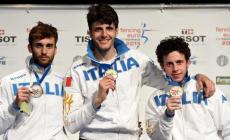 Europei fioretto, tripletta azzurra