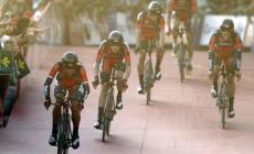 Prima maglia rossa a Velits