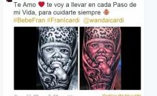 Icardi, tatuaggio per la figlia