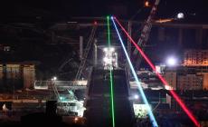 Luci tricolore sul nuovo Ponte Morandi. Renzo Piano: 'Speranza per l'intero Paese - Foto 