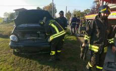 Auto in un canale a Casaltone: un ferito