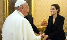 Angelina Jolie incontra papa Francesco