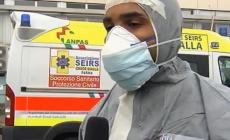 Il rugbista Mbandà in divisa da volontario: 'Cercate chi ha bisogno di aiuto' - Video 