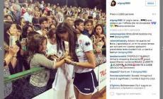 Gregoraci-Fico, sfida sexy a tennis