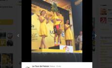 Dennis  maglia gialla, bene Nibali