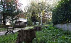 Via Sanremo: degrado al parco
