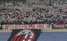 Milan, la Curva protesta contro il club