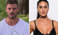 (Durante la consegna del Tapiro d'oro) Monte "beccato" con la Rodriguez 