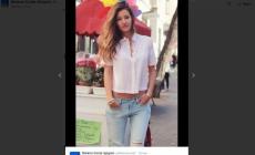 Malena Costa celebra Mario