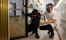 «Spaccata» anche da Pepén: la stessa mano dietro gli ultimi raid in città?