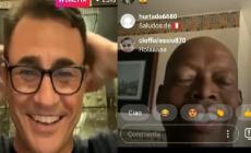 Asprilla e Cannavaro, quattro risate in diretta su Instagram. Guarda il video 