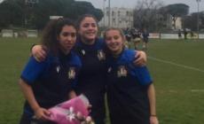 Sofia, Matilde e Gaia al Women's Rugby Festival Under 18