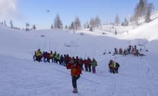 Slavina nel bellunese: un morto e due feriti gravissimi