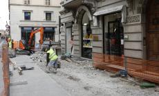 Ripartono i lavori in via Mazzini, proteste e malumori