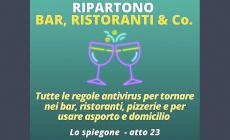 Bar, ristoranti, pizzerie, asporto e domicilio: guida rapida