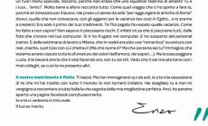 La lettera dell'uomo tradito? Era per un reality 