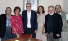 Andrea Riccardi in visita alla «Dante»