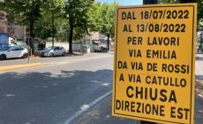 Via Emilio Lepido, proteste per il cantiere a rilento