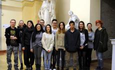 Incursione artistica dei ragazzi del Toschi in Galleria Nazionale