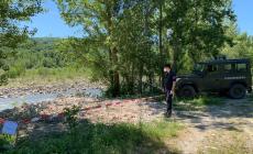 I  rifiuti  del cantiere finivano  in riva al torrente Parma a Beduzzo, scoperti i responsabili -Foto