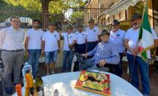 102 candeline per l'alpino Mario: «Io in guerra contro le guerre»
