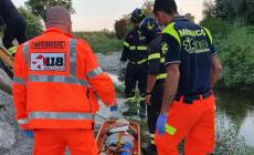 Minorenne cade in una scarpata: task force per recuperarlo dal greto della Ghiara