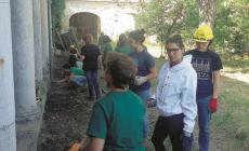 Gli studenti ripuliscono il Casino dei Boschi